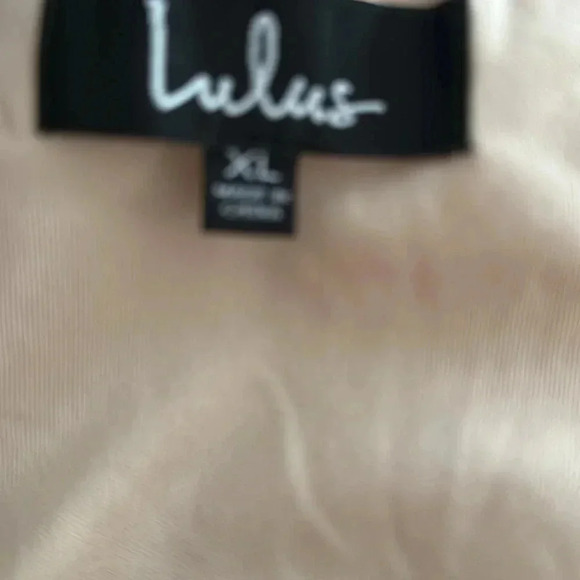 Lulus XL Light Up the Light Champagne sequin shift dress - Picture 3 of 5